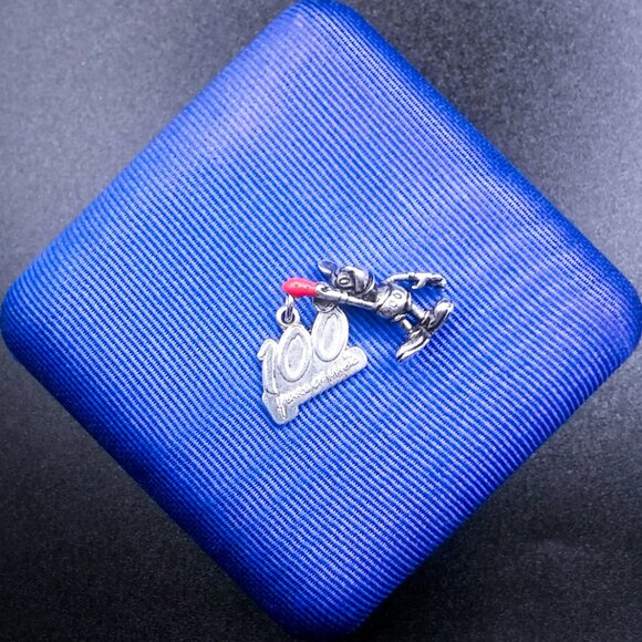 925 Sterling Silver DISNEY 100 Years of Magic w/ 3D Mickey Mouse Charm Set - Picture 2 of 10